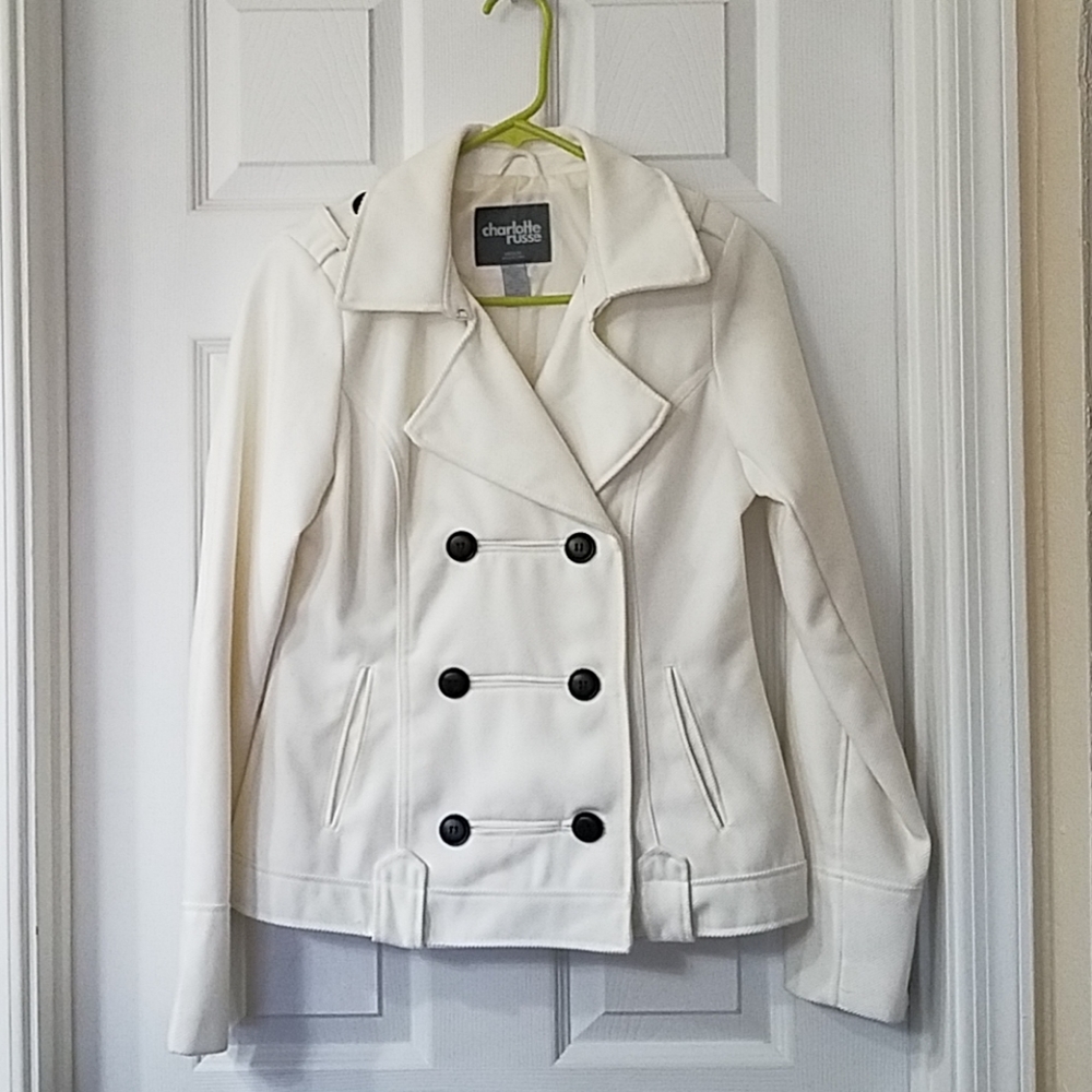 Gently worn cream light weight coat